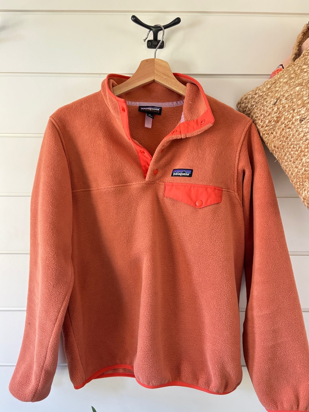 NWOT Patagonia Synchilla Snap-T Fleece Pullover, S, Sienna Clay